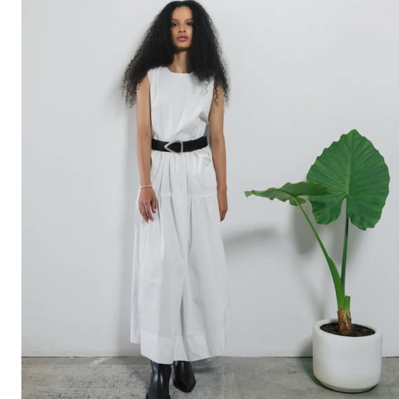 NWT $350 SLOAN The Sleeveless Tier Dress Size 1 - Picture 1 of 6